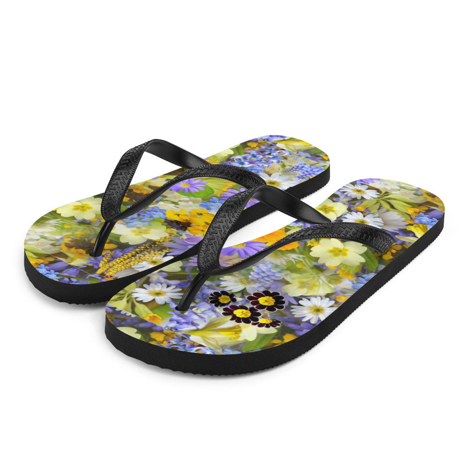 FlipFlops Flowers Spring Summer Etsy