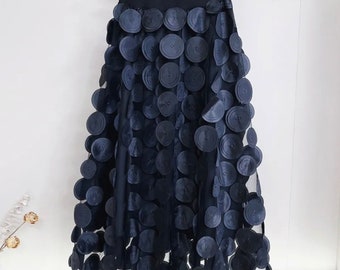 Women Polka Dot Tulle Mesh skirt.