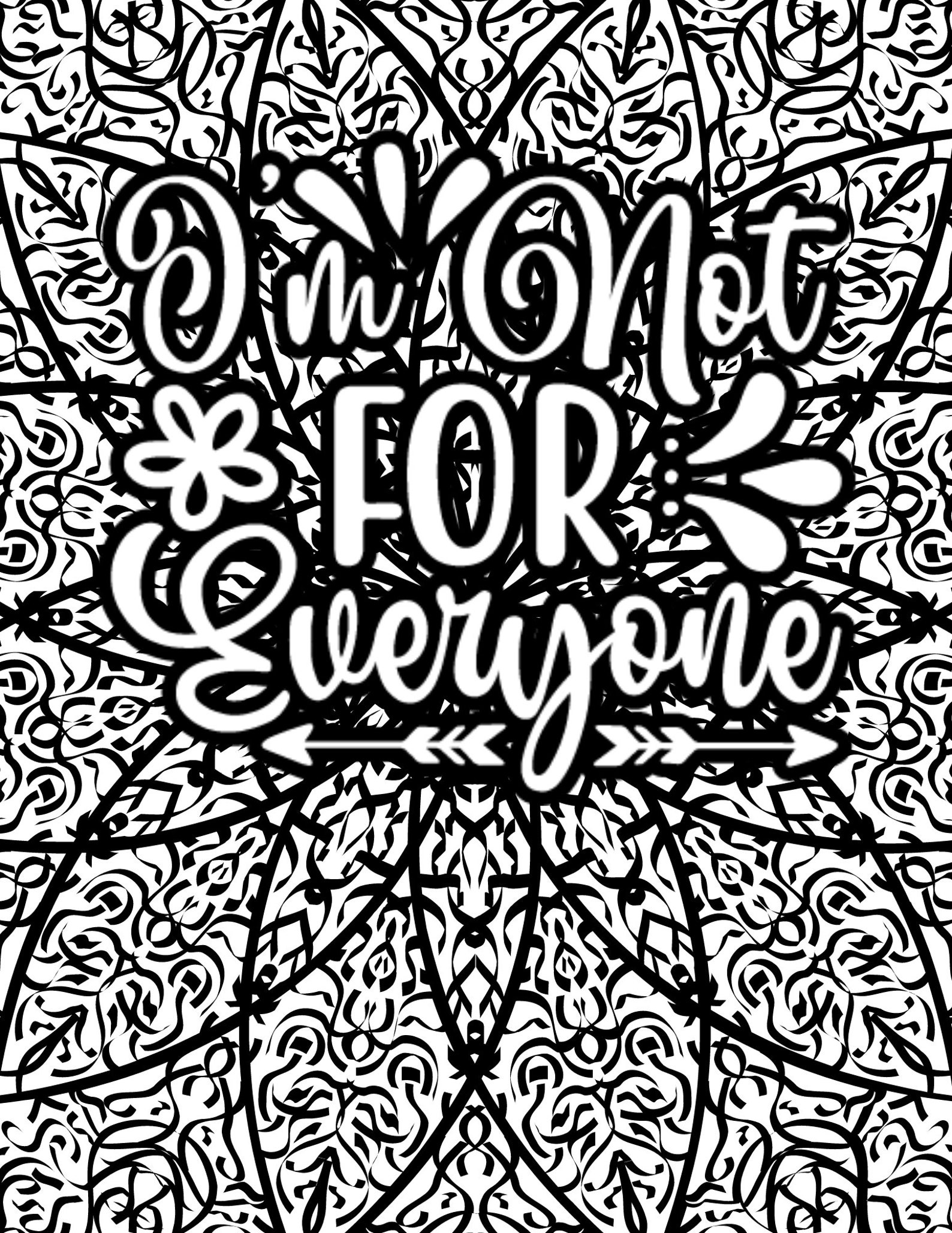 Adult Sarcasm Coloring Book - Snarky Humor Printable Coloring Pages - Etsy