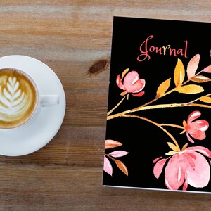Printable Journal Cover - 4 Größen enthalten - A4, A5, Letter, Half Letter - Sofortiger digitaler Download