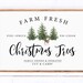 Farm Fresh Christmas Trees Prints, Christmas Printable Wall Art Decor ...