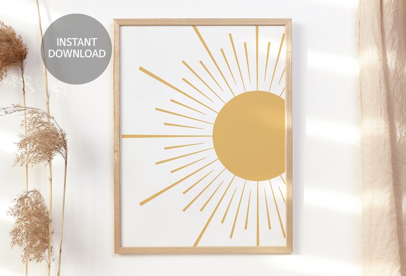 Boho Nursery Print Set of 3 You Are My Sunshine Baby Room Etsy