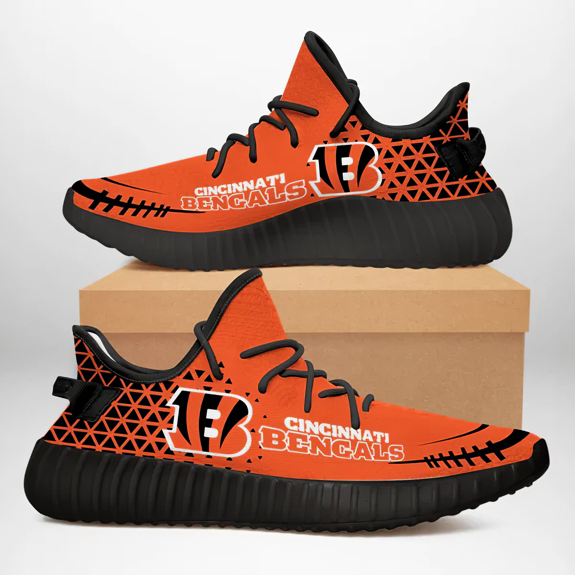 Cincinnati Bengals NFL Yeezy Boost 350 V2 Shoes Bengals NFL Etsy