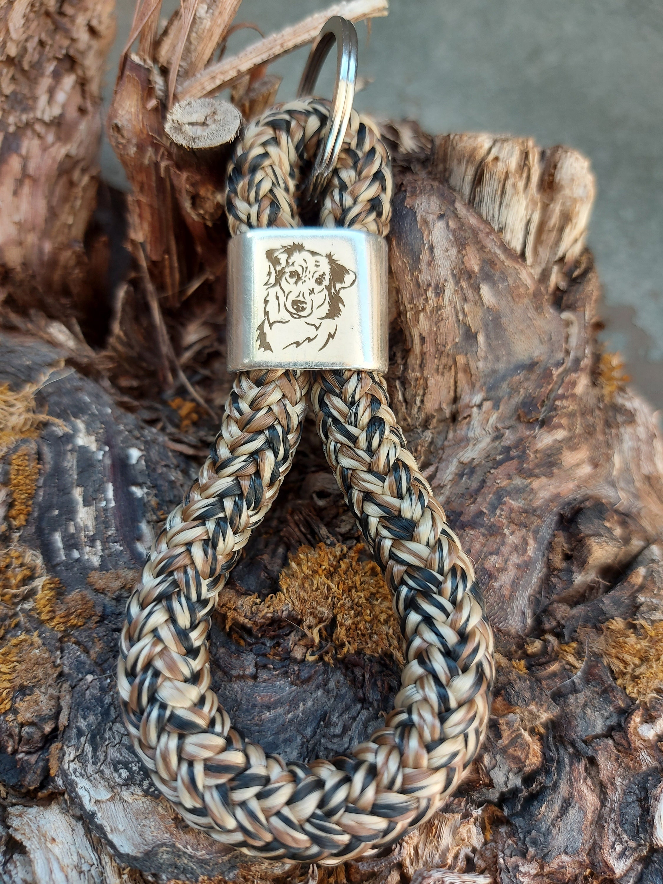 Buy Keyring Made of Sail Rope / Sail Rope, With Silver-colored Centerpiece  