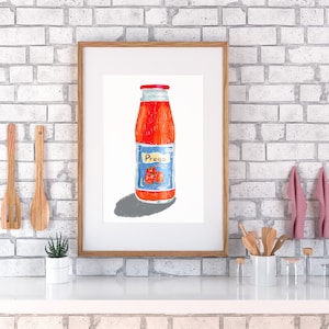 Italian kitchen print Italian wall art kitchen wall decor | Etsy