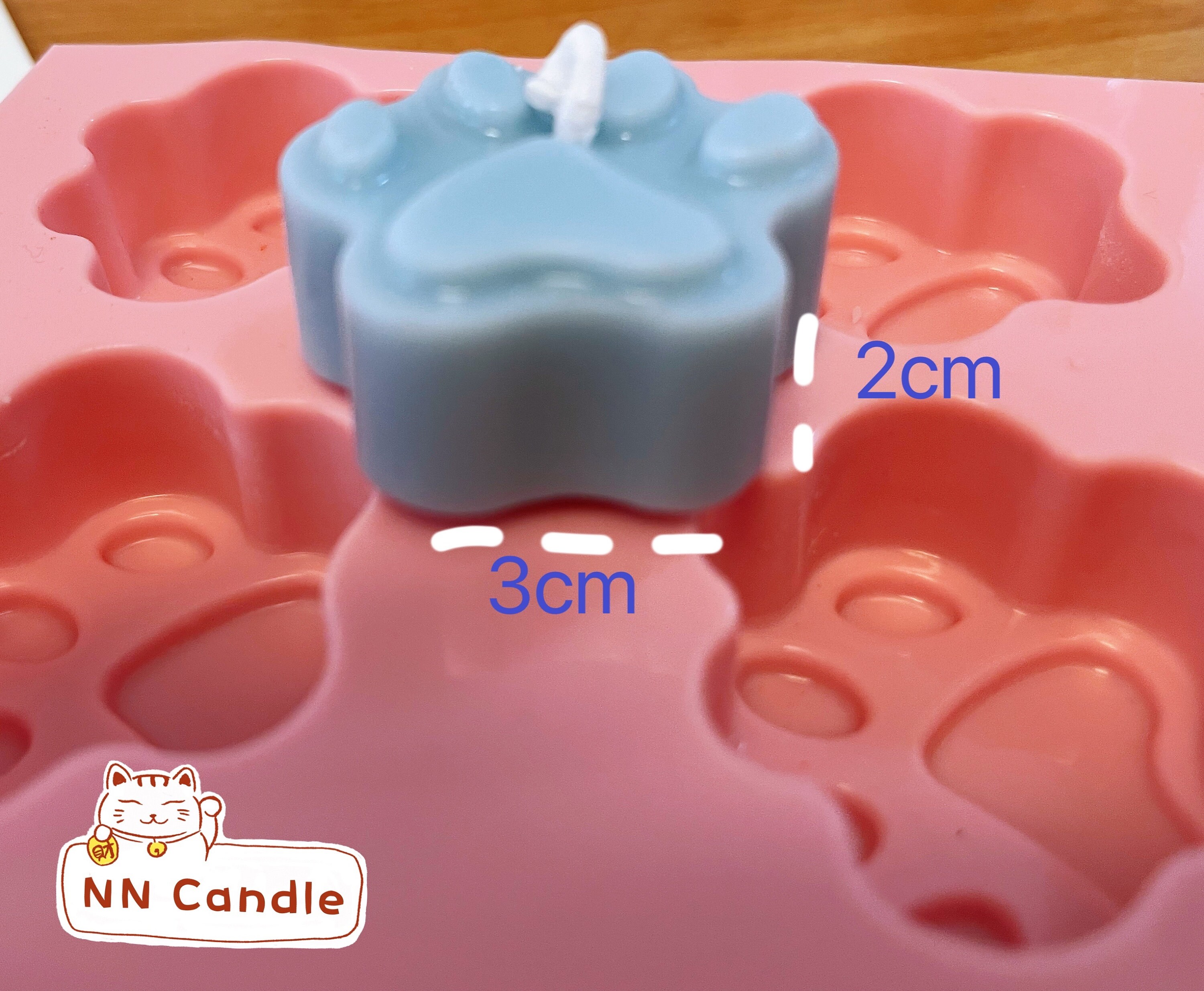 6dog Paws Candles Mini Cat Paw Candle Soy Wax Scented Etsy UK