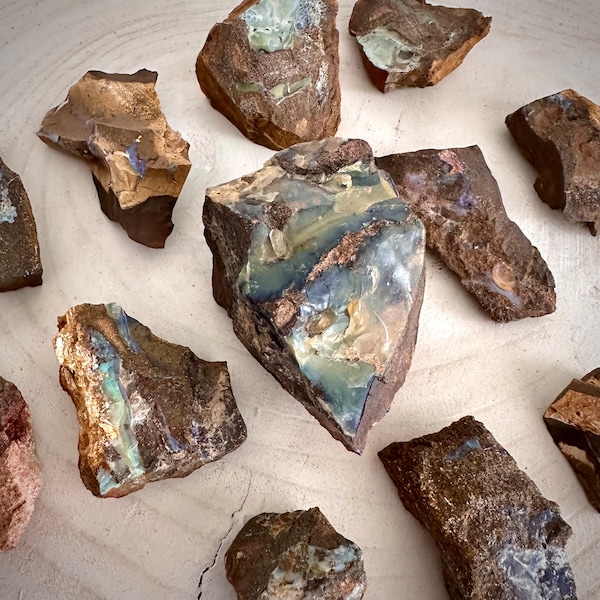 Boulder Opal | Raw Boulder Opal Crystal | Australian Opal | Opal Rock | Spiritual Gifts