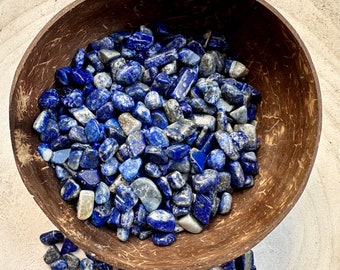 Lapis Lazuli Lot 8-15 mm | Polished Lapis Lazuli Stone | Crystal Confetti | Lapis Lazuli Chips