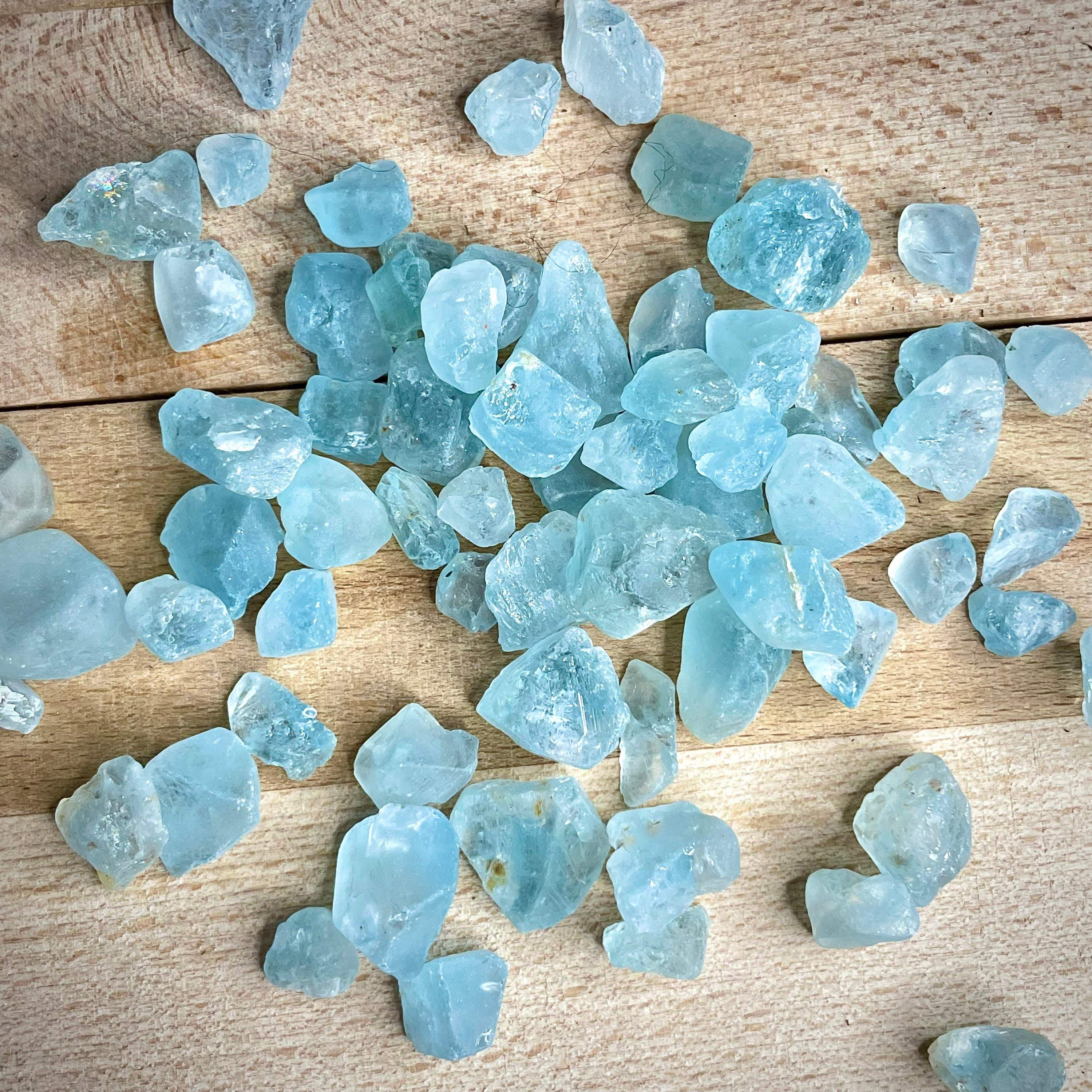 Natural Raw Blue Topaz Crystals Blue Topaz Lot Jewelry - Etsy