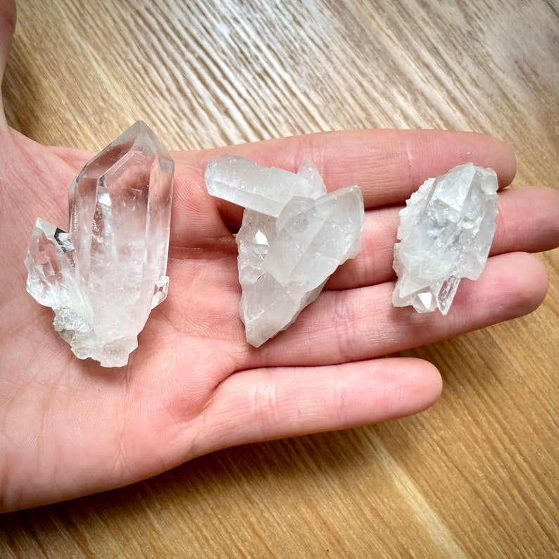 Clear Quartz Crystal Cluster Healing Crystals and Stones 