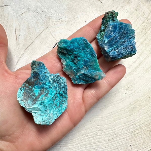 Raw Chrysocolla | Chrysocolla Specimen | Raw Stone | Healing Crystals