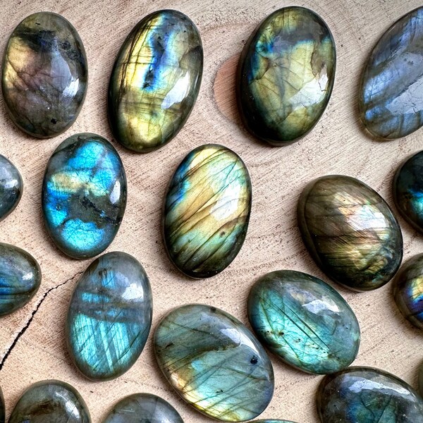 Lot Cabochons Labradorite