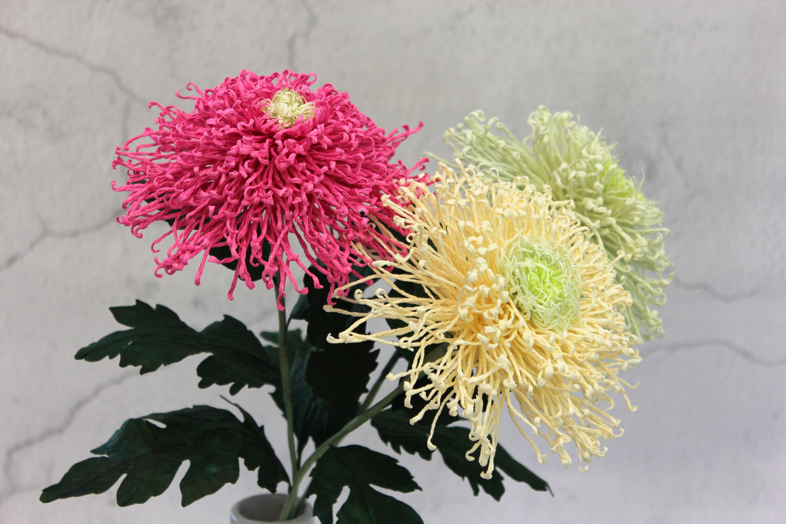 Chrysanthemums / Paper flowers / Artificial flowers / Flower Etsy