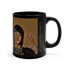Jane Fonda Genius Misunderstood Inspirational Mugshot Mugs  Loved Collectible 11 oz. Black Mug