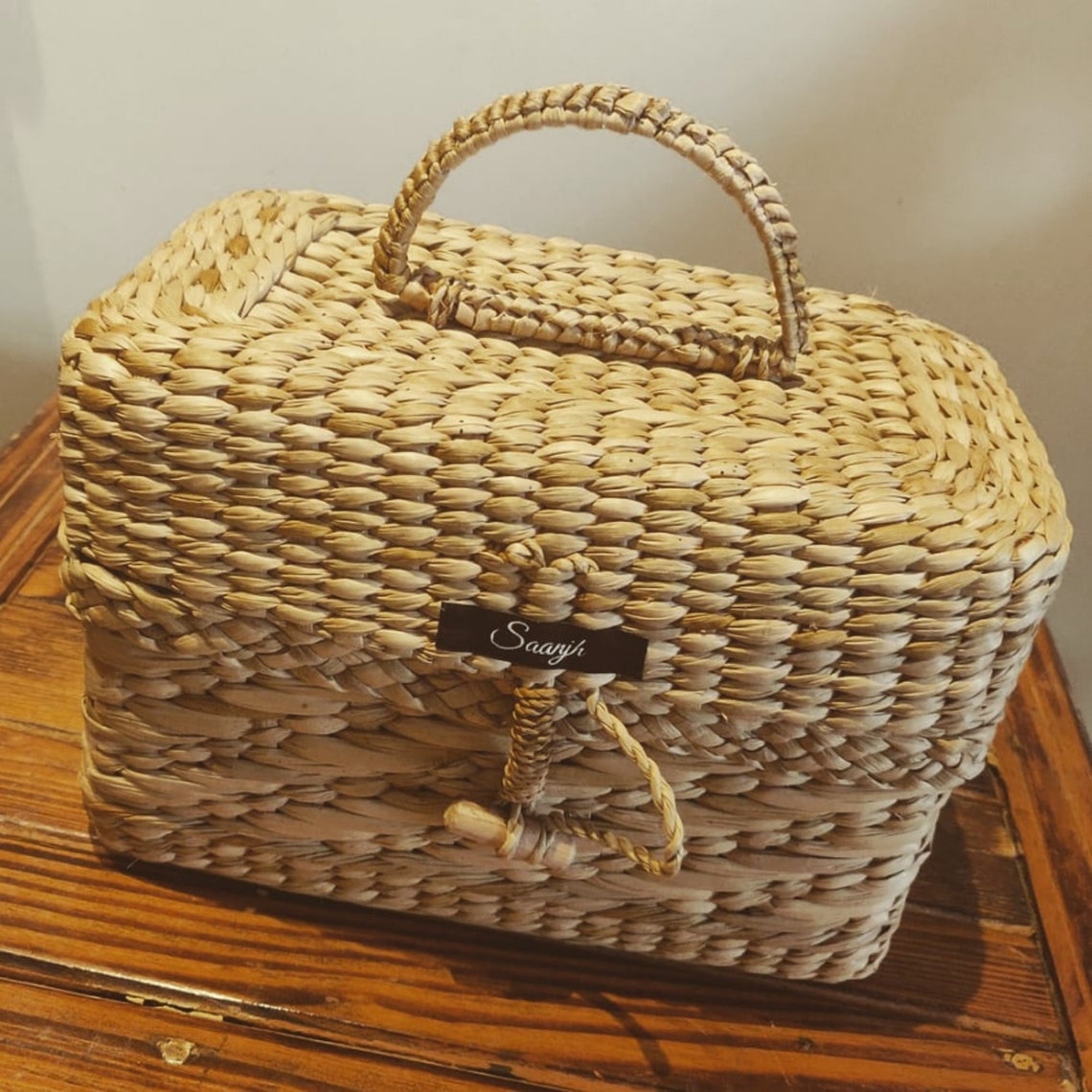 Saanjh Water Hyacinth Designer Vanity Box Bride & Bridesmaid Etsy