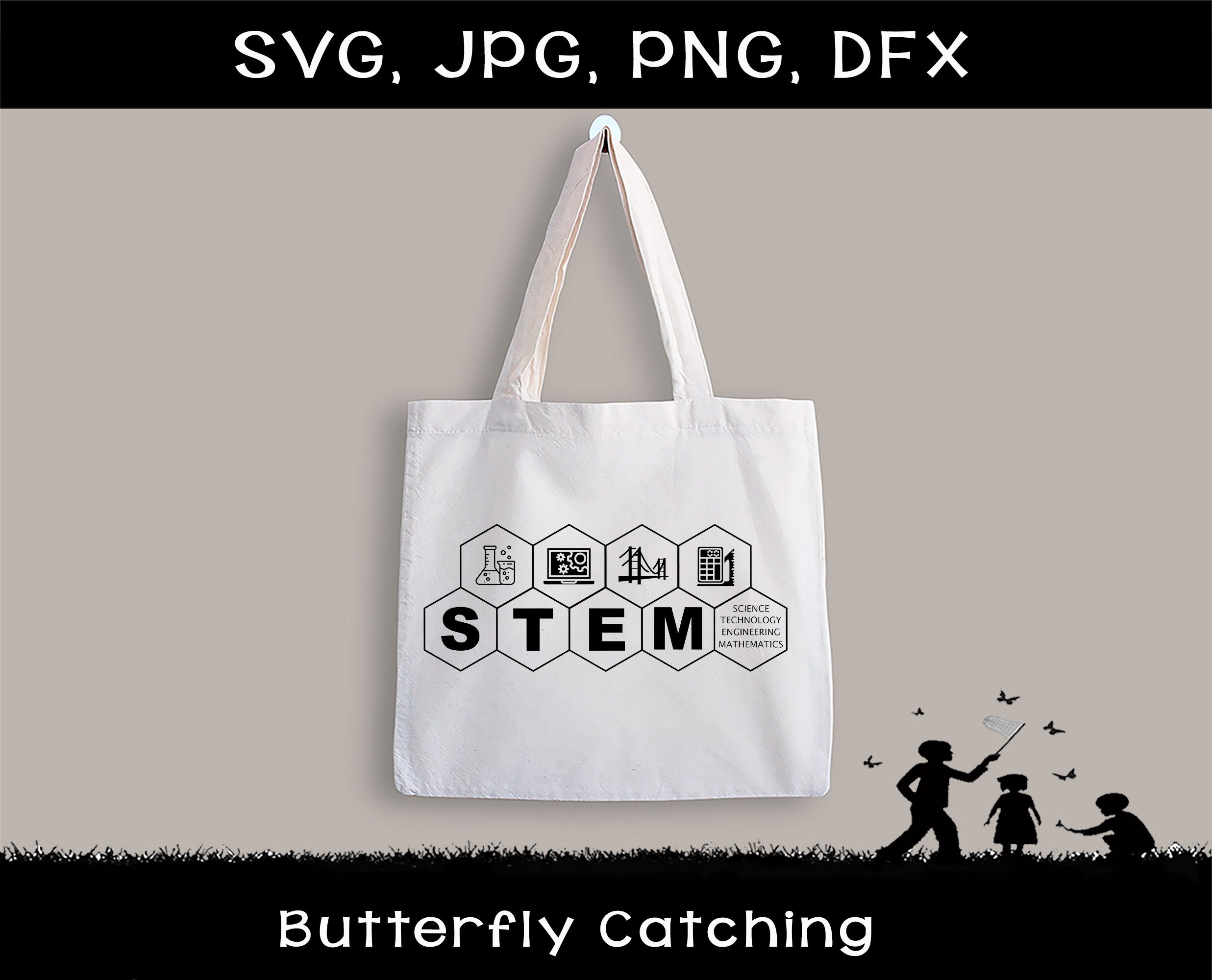 STEM Hexagon Icons SVG Dfx Png Jpg Files Science - Etsy Australia