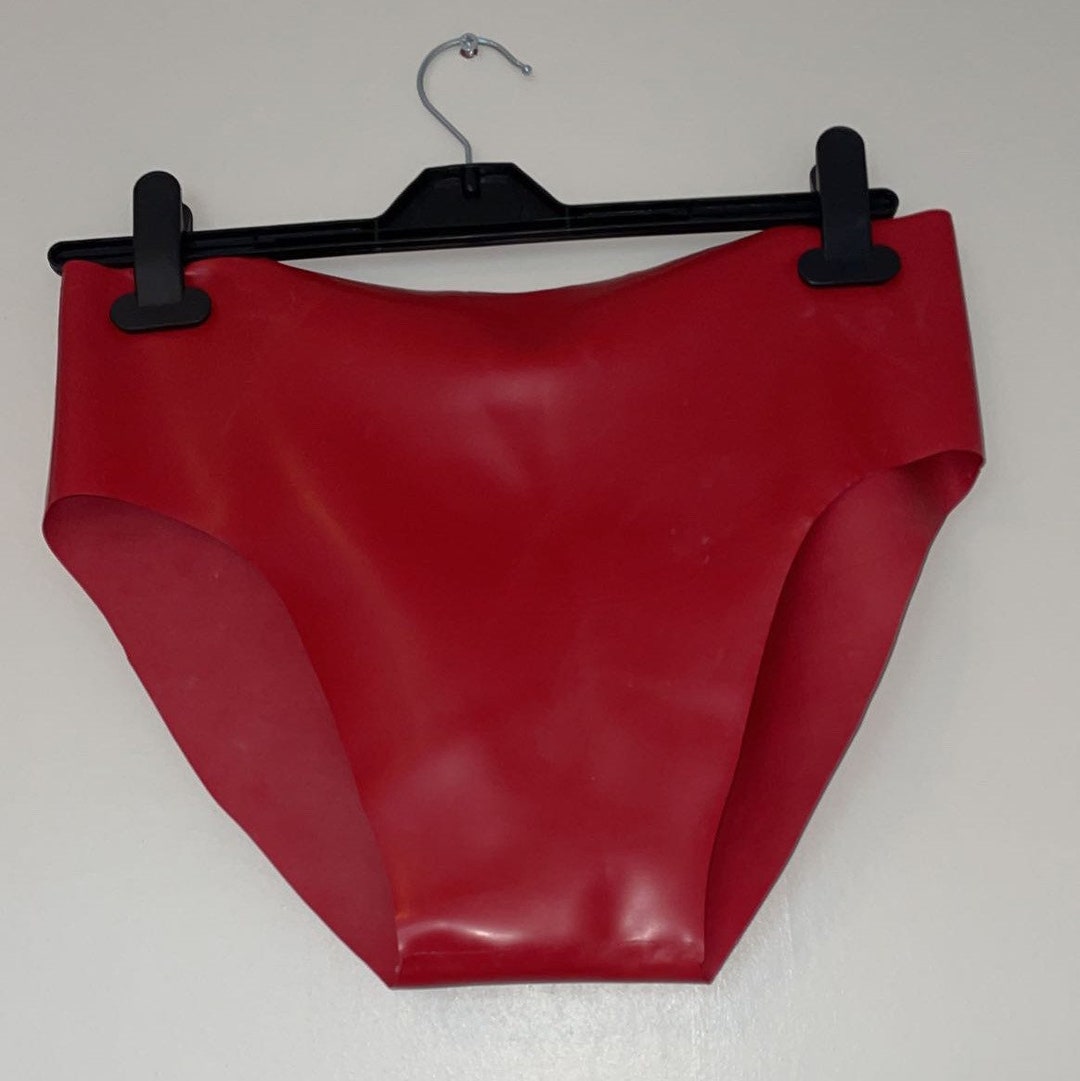 Mens Latex Briefs without Pouch Etsy