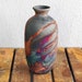 KOBAN raku pottery vase - ceramic vintage gifts for her, gift box, new home, wedding gift, fall home decor, flower, OOAK art 