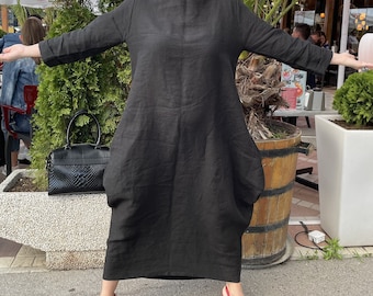 Gather Balloon Dress ブラック38 Gather Balloon Dress 38 - メルカリ