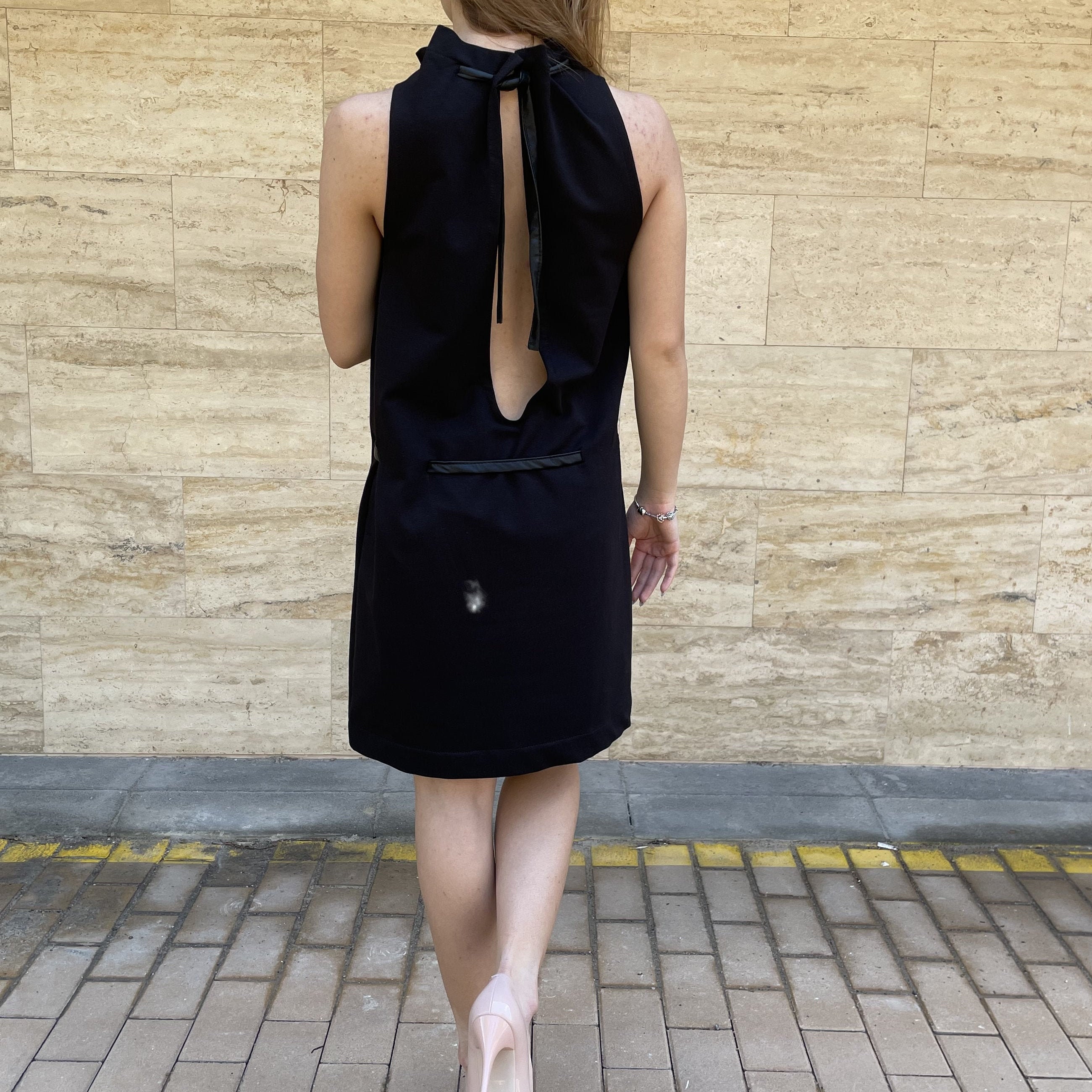 Petite Open Back Dress Black Cotton Drop Waist Dress 2X 3X | Etsy