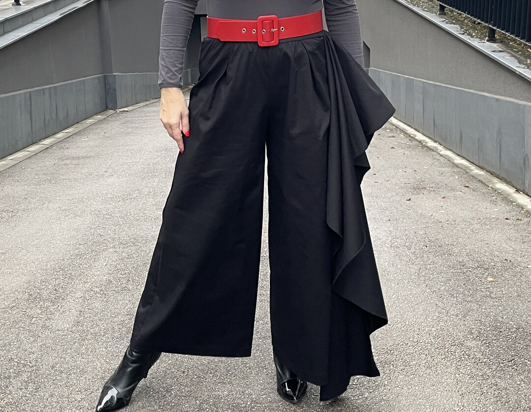 あ様　LE'RURE Frilled highwaist wide pants LE'RURE Frilled highwaist wide pants