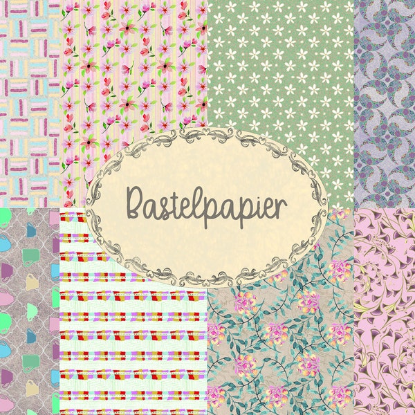 Bastelpapier Set Nr. 1