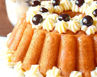 Babà Cake Recipe - Download printable, Italian Dessert Recipe Digital Download - PDF
