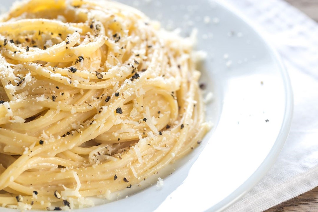 Spaghetti Cacio E Pepe Recipe Download Printable, Pecorino and Black