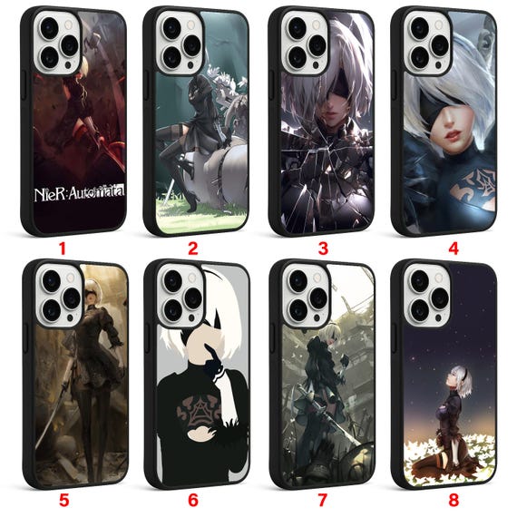 ニーアオートマタ スマホカバー NieR:Automata Nier: Automata iPhone 11 12 13 14 15 16 17 Pro Max Phone Case