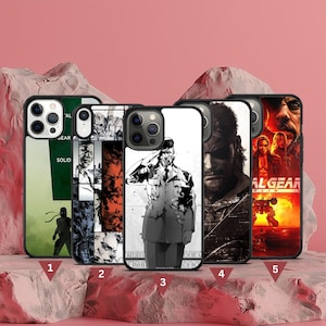 Gaming iPhone 16 Pro Max Case | Metal Gear Solid Phone Case Cover | iPhone 16 15 14 13 Pro Max Samsung S25 S24 S23 Ultra Case