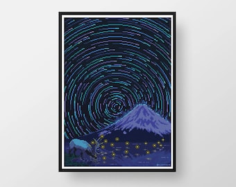 Pixel Art Print - 01: Stillness