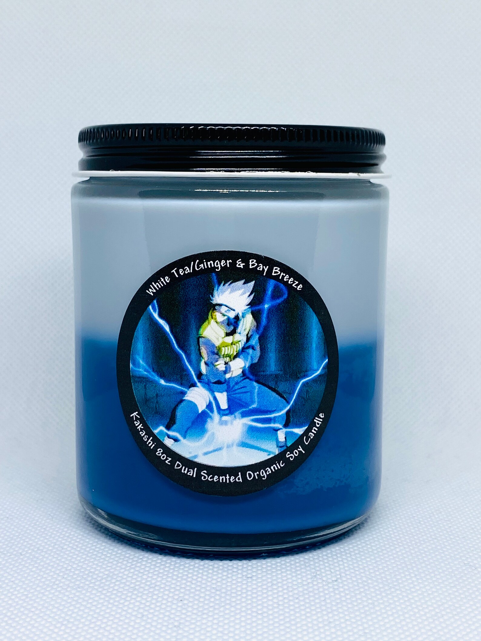 Anime Scented Candle 8oz Dual Scent of White Tea/Ginger & Etsy