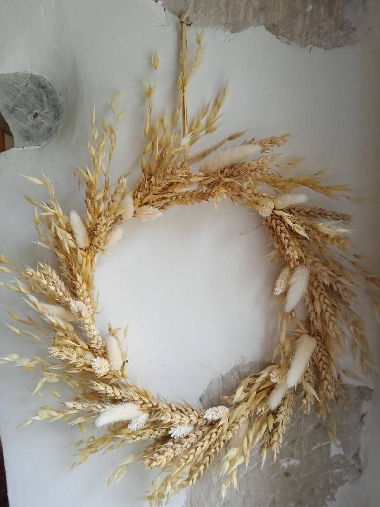 Couronne de Fleurs Séchées