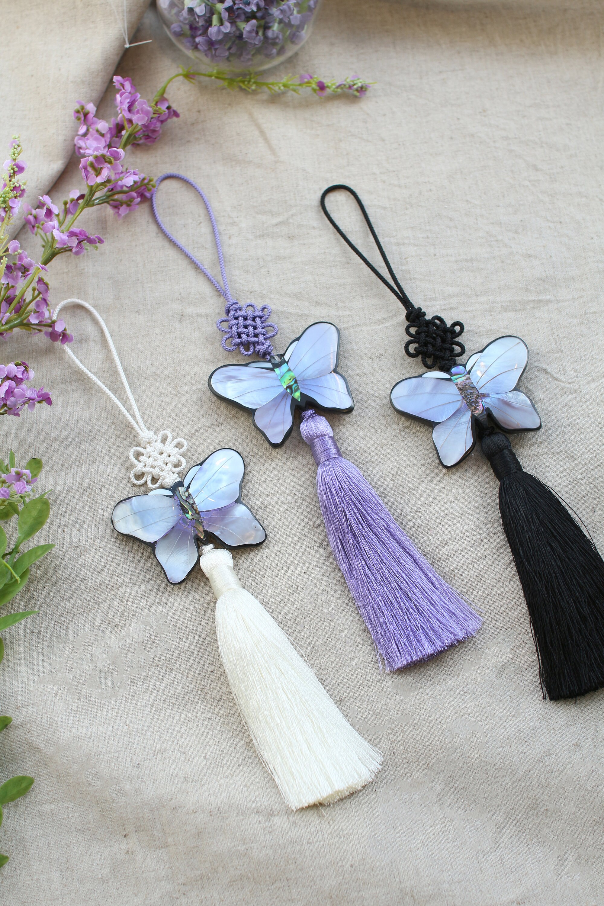 Norigae High Quality Floral Butterfly Korea Traditional Etsy