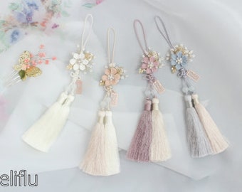 Norigae | Melifu | High Quality Floral Korea Traditional Accessory | Soosulhwa Hanbok Accessory
