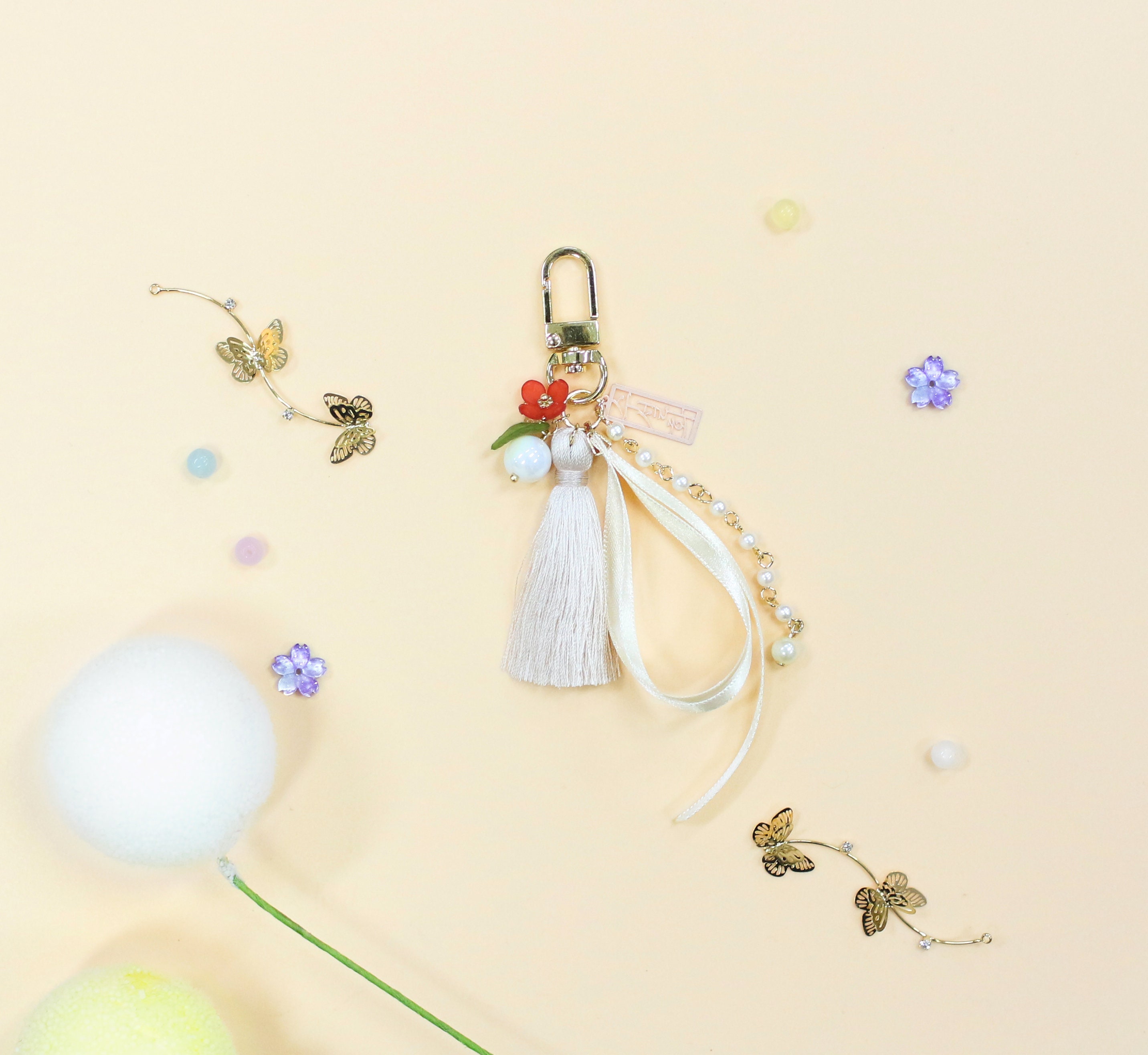 ＊韓国＊［nari objet］Nareaf sugarcoat keyring 2color OBJET] Nareaf sugarcoat keyring - nari.objet