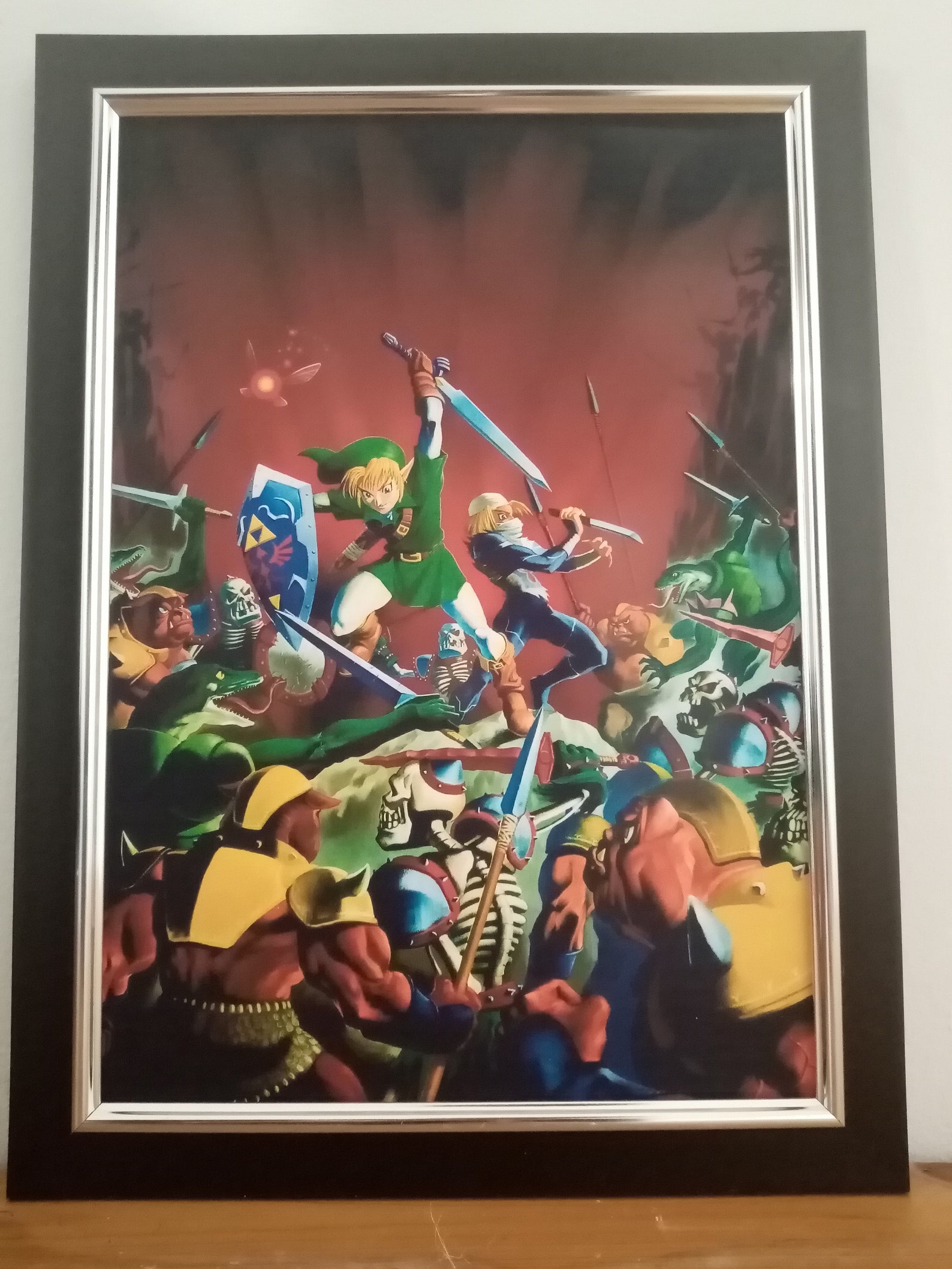 Zelda Ocarina of Time A4 Wall Art Framed Snes N64 Gamecube Etsy