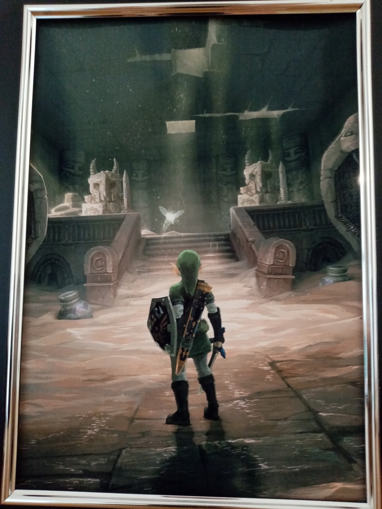 Zelda Ocarina of Time Shadow Temple A4 FRAMED WALL ART Picture Etsy