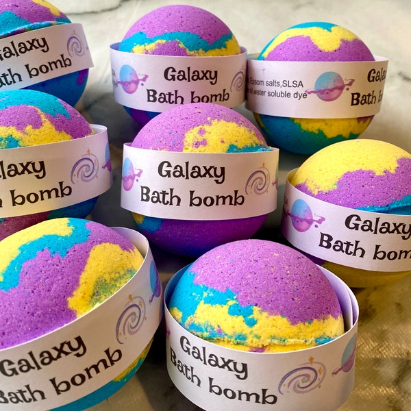 Galaxy Bath bomb birthday gift pamper present for best friend , girlfriend,girls,women , me time for someone special