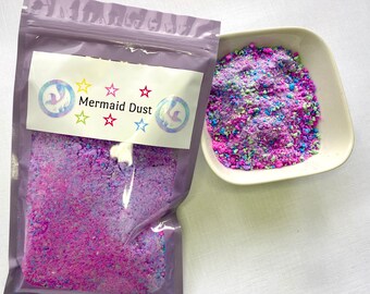 Mermaid Bath Dust: Vegan Fizzy Bubble Fun for Kids