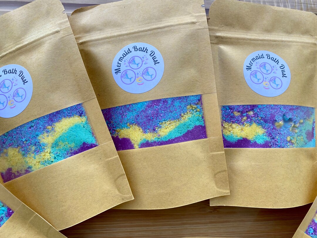 Mermaid Party Theme,fizzy Bath Dust ,unicorn, Birthdays,party Favours ...