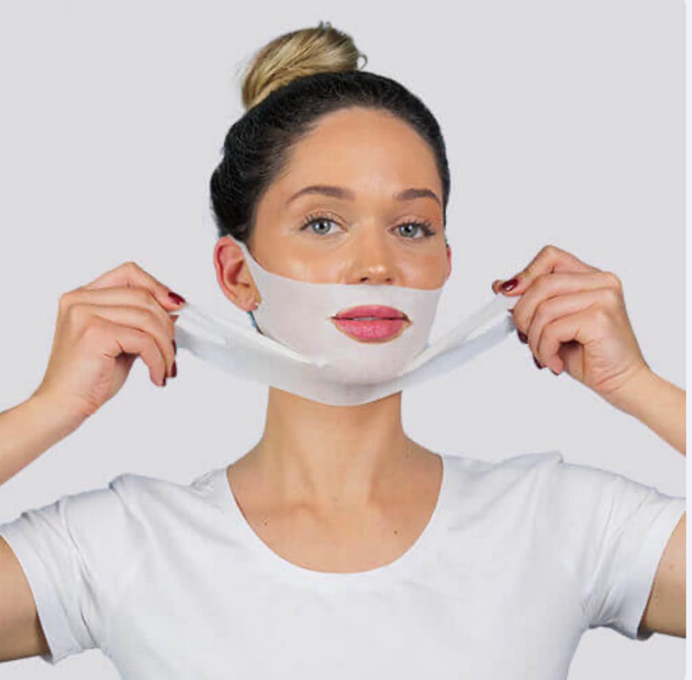 Authentic Bloskin Double Chin Lift Mask Reusable 10x Strap V Line Etsy