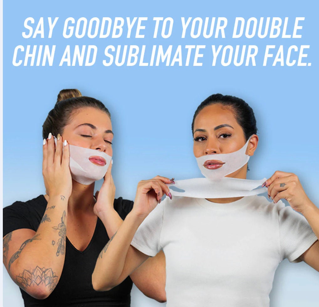 Authentic Bloskin Double Chin Lift Mask Reusable 10x Strap V Line Etsy