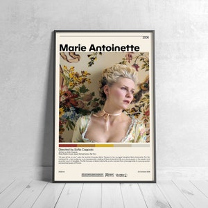 OZTERN Marie Antoinette Poster Movie Alternative Minimalist Posters (5)  Canvas Painting Wall Art Poster for Bedroom Living Room Decor