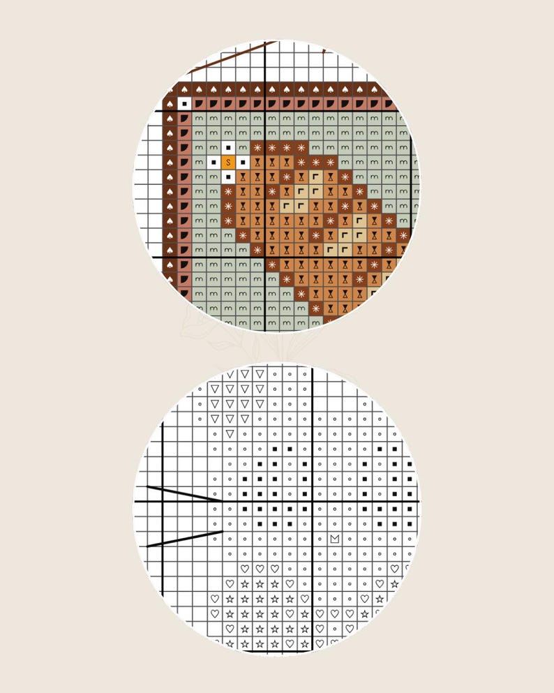 Embroidery pattern, cross stitch, Kiki's Delivery Service, Jiji's Portraits, Studio Ghibli, cat image 5