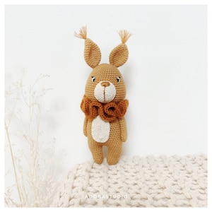 Nutsy, the little squirrel | Crochet Pattern | Amigurumi | Handmade toy | Children&#39;s Gift | Animal Hook | Squirrel | Squirrel | Fall ENG/FR