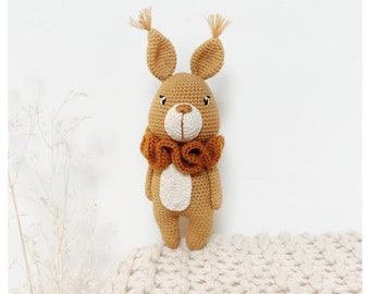 Nutsy, the little squirrel | Crochet Pattern | Amigurumi | Handmade toy | Children's Gift | Animal Hook | Squirrel | Squirrel | Fall ENG/FR