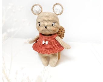 Bébé Lily la souris | Crochet Pattern | Amigurumi | Handmade toy | Children's Gift | Crochet Animal | Souris | Mouse | ENG/FR