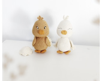 Florimond, the duckling | Crochet Pattern | Amigurumi | Handmade toy | Children's Gift | Crochet animal | Duck | Duckling | Canard ENG/FR
