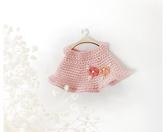 Embroidered Dress | Crochet Pattern | Amigurumi | Handmade toy | Children's Gift | Crochet Clothes | Dress | Toy | Décoration ENG/FR
